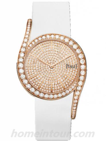 伯爵G0A39163女表Limelight系列-白色表带/表径32mm