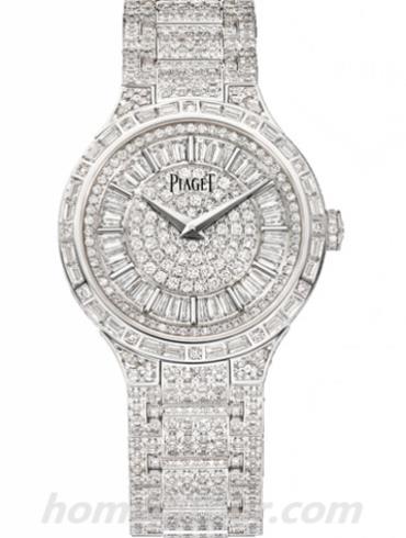 伯爵G0A38054女表非凡珍品系列-银色表带/表径31mm