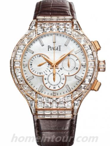 伯爵G0A38102男表非凡珍品系列-棕色表带/表径44mm