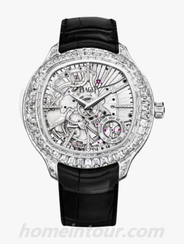 伯爵G0A39021男表非凡珍品系列-黑色表带/表径49mm