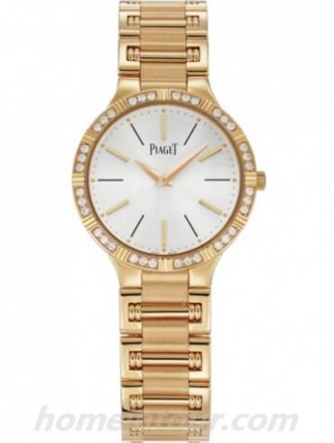 伯爵G0A38053女表Dancer与传统腕表系列-金色表带/表径28mm