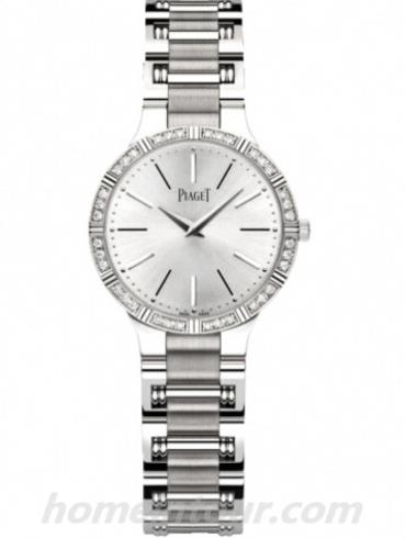 伯爵G0A38052女表Dancer与传统腕表系列-银色表带/表径28mm