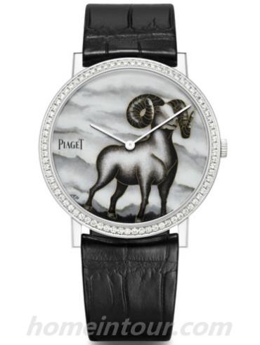 伯爵G0A39540男表Altiplano系列-黑色表带/表径38mm