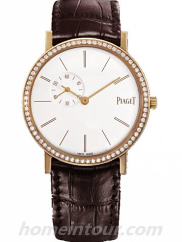 伯爵G0A39107男表Altiplano系列-棕色表带/表径34mm