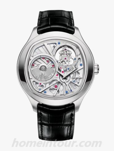 伯爵G0A38041男表Black Tie系列-黑色表带/表径46.5mm