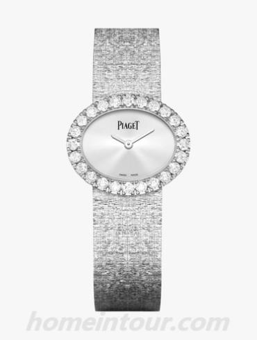 伯爵G0A40211女表Tradition传承系列-银白色表带/表径27x22mm