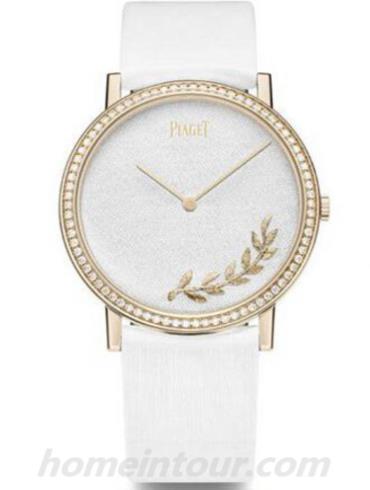 伯爵G0A39147女表Altiplano系列-白色表带/表径38mm