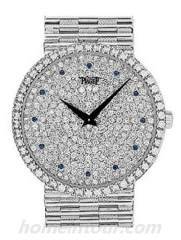 伯爵G0A04524女表Tradition传承系列-银色表带/表径31mm