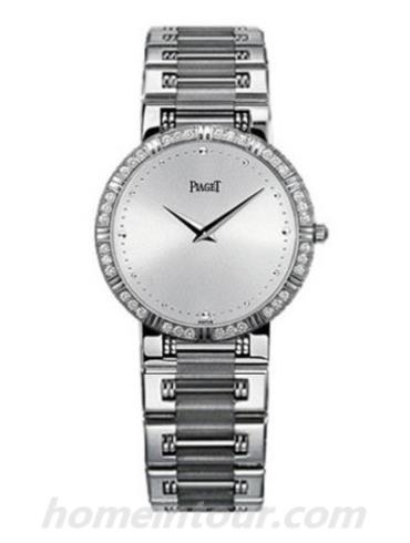 伯爵G0A03395女表Tradition传承系列-银色表带/表径31mm