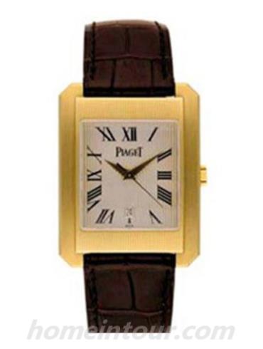 伯爵G0A25029女表Miss protocole系列-棕色表带/表径30x44mm