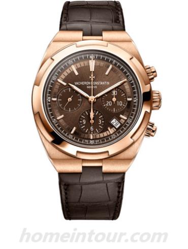 江诗丹顿5500V_000R-B435Overseas纵横四海系列-巧克力色表带/表径42.5mm