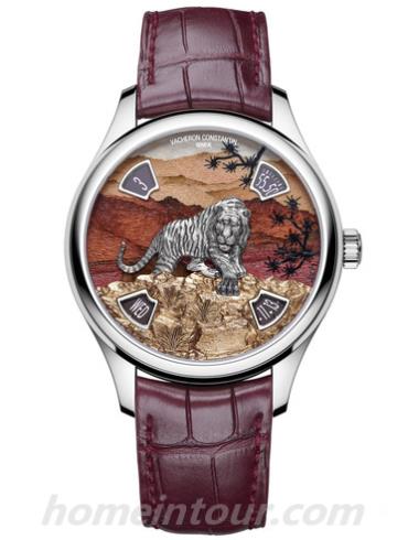 江诗丹顿7600C_000G-B449男表Les Cabinotiers阁楼工匠系列-深红色表带/表径41mm