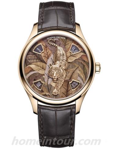 江诗丹顿7600C_000R-B454男表Les Cabinotiers阁楼工匠系列-深棕色表带/表径41mm