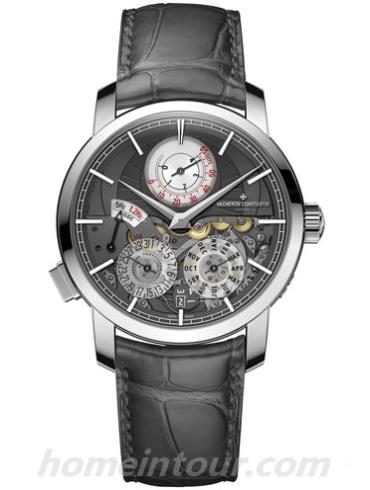 江诗丹顿3200T_000P-B578男表Traditionnelle系列-灰色表带/表径42mm