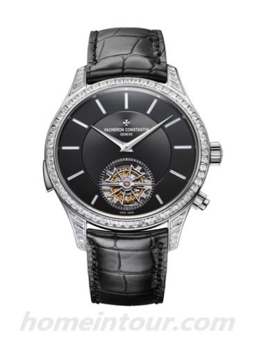 江诗丹顿9737C_000G-B480男表Les Cabinotiers阁楼工匠系列-黑色表带/表径45mm