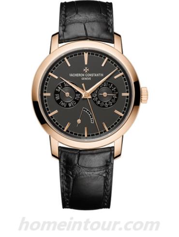 江诗丹顿85290_000R-B405男表Traditionnelle系列-表带/表径39.5mm