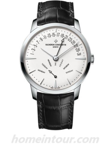 江诗丹顿4000U-000G-B112男表PATRIMONY传承系列-黑色表带/表径42.5mm