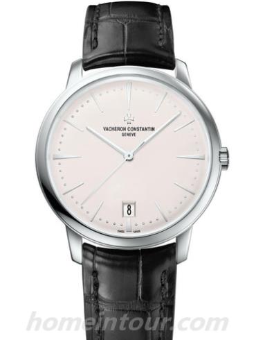 江诗丹顿4100U/000G-B181 男表PATRIMONY传承系列-黑色表带/表径36mm