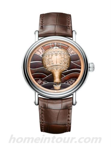 江诗丹顿7610U_000G_B243男表Métiers d’Art艺术大师系列-双层棕色表带/表径40毫米mm