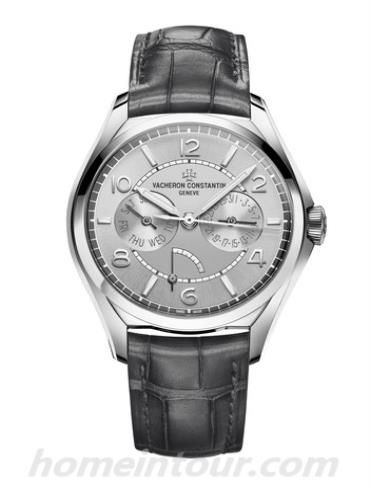 江诗丹顿4400E_000A_B437男表FiftySix伍陆之型系列-深灰色表带/表径40mm