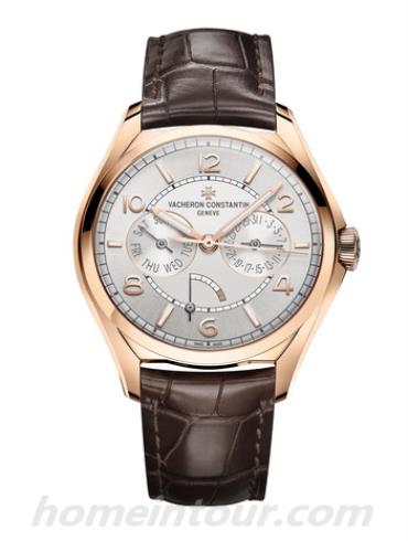 江诗丹顿4400E_000R_B436男表FiftySix伍陆之型系列-棕色表带/表径40mm