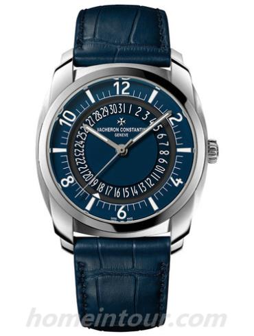 江诗丹顿4500S_000A-B364男表Quai de l’Ile系列-蓝色表带/表径41mm