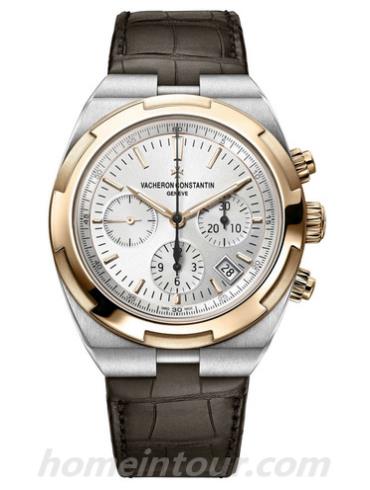 江诗丹顿5500V_000M-B074男表Overseas纵横四海系列-深棕色表带/表径42.5mm