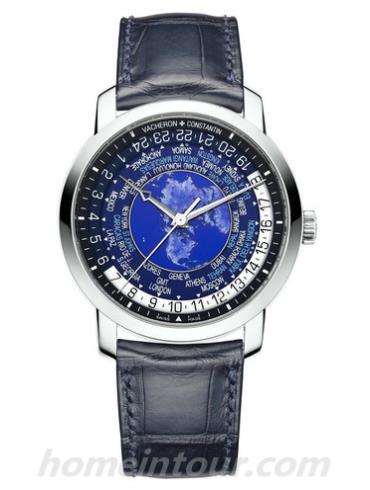 江诗丹顿86060_000P-9772男表Traditionnelle系列-蓝色表带/表径42.5mm