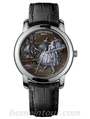 江诗丹顿86090_000G-9986女表Métiers d’Art艺术大师系列-黑色表带/表径40mm