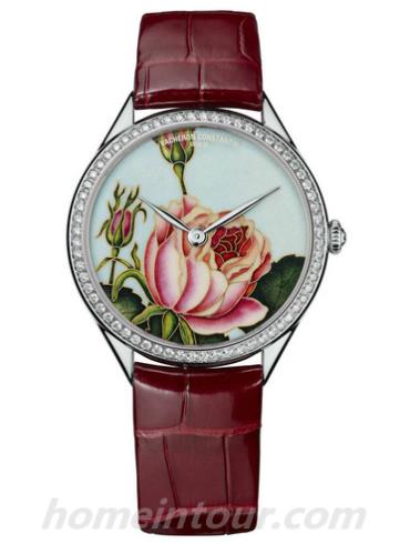 江诗丹顿82550_000G-9919女表Métiers d’Art艺术大师系列-红色表带/表径37mm