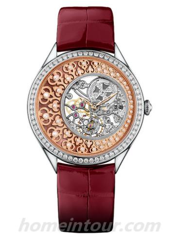 江诗丹顿33580_000G-B010女表Métiers d’Art艺术大师系列-红色表带/表径37mm