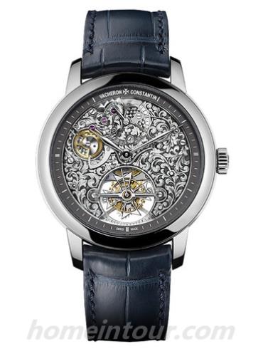 江诗丹顿6000A_000P-B025男表Métiers d’Art艺术大师系列-蓝色表带/表径41mm