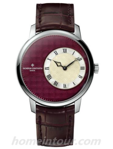 江诗丹顿1400U_000G-B215男表Métiers d’Art艺术大师系列-棕色表带/表径39mm