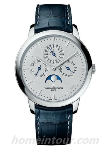 江诗丹顿43175_000P-B190男表PATRIMONY传承系列-蓝色表带/表径41mm