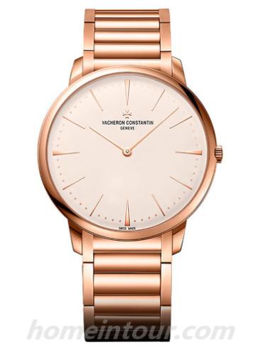 江诗丹顿81180_CB1R-9159男表PATRIMONY传承系列-玫瑰金色表带/表径40mm