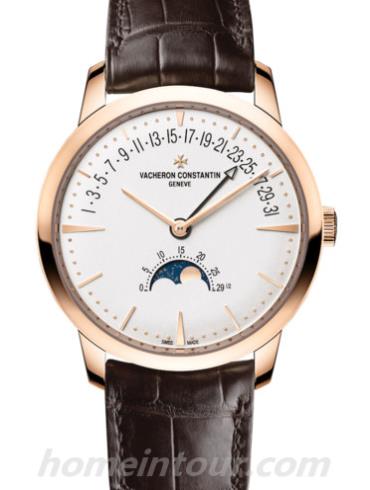 江诗丹顿4010U_000R-B329男表PATRIMONY传承系列-深棕色表带/表径42.5mm