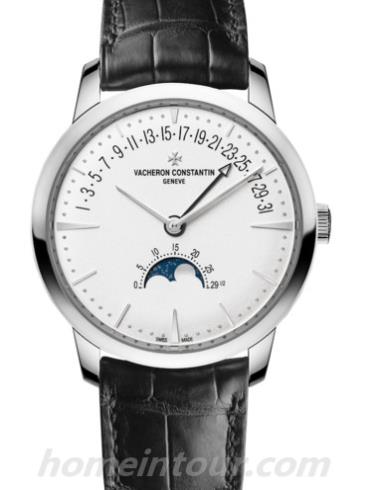 江诗丹顿4010U_000G-B330男表PATRIMONY传承系列-黑色表带/表径42.5mm