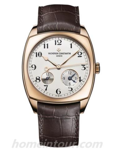 江诗丹顿7810S_000R_B141男表harmony系列-深棕色表带/表径40 x 49.3mm