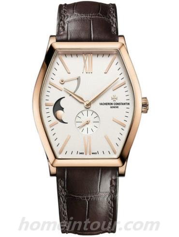 江诗丹顿7000M_000R-B109男表MALTE马耳他系列-棕色表带/表径36.70 x 48.10mm