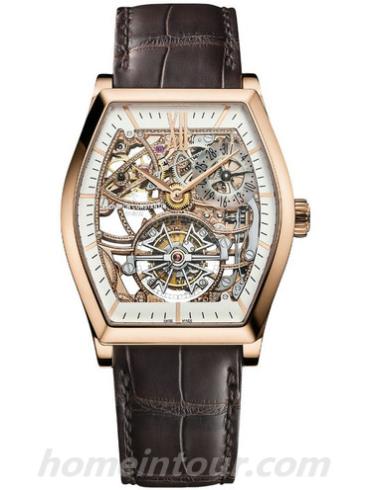 江诗丹顿30135_000R-8973男表MALTE马耳他系列-棕色表带/表径38 x 48.24mm