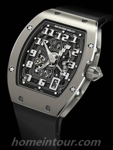 里查德米尔RM67-01男表-黑色表带/表径&#8211;