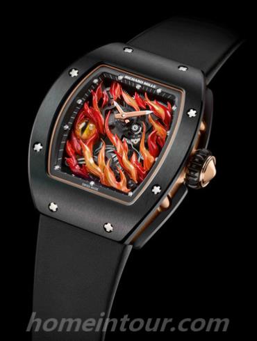 里查德米尔RM26-02 男表-黑色表带/表径48.15 x 40.10mm