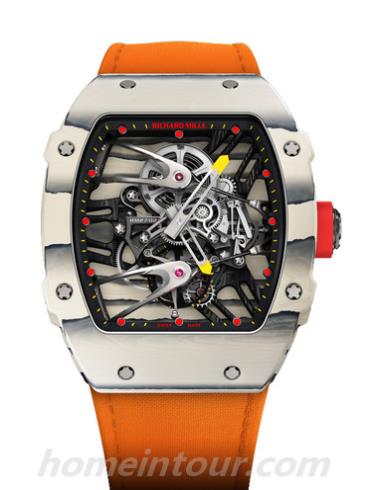 里查德米尔RM27-02男表-橙色表带/表径&#8211;