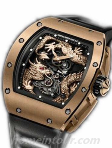 里查德米尔RM057_Platinum男表-黑色表带/表径50x42.7mm