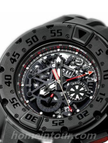 里查德米尔RM032_Platinum男表-黑色表带/表径50mm