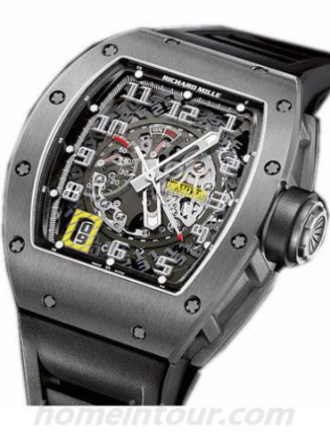 里查德米尔RM030_Ti男表-黑色表带/表径50x42.7mm