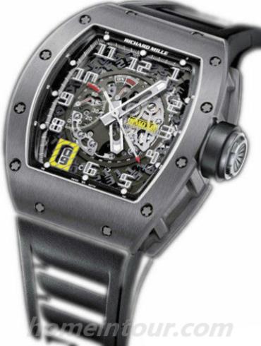 里查德米尔RM030_Platinum男表-黑色表带/表径50x42.7mm