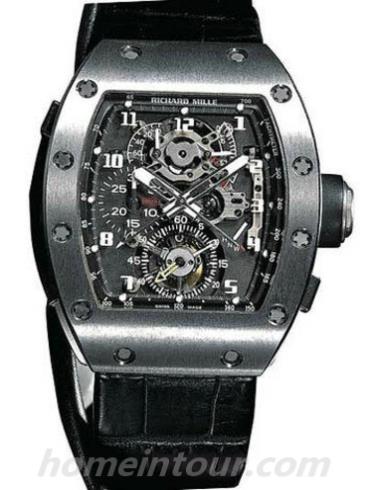 里查德米尔RM027男表-黑色表带/表径48x39.7mm