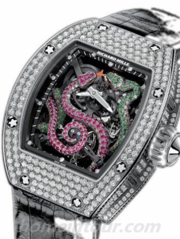 里查德米尔RM026男表-黑色表带/表径45x39.7mm