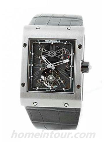 里查德米尔RM017_Platinum男表-黑色表带/表径49.8x38mm